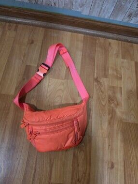 Caraa Pink Nylon Belt Bag